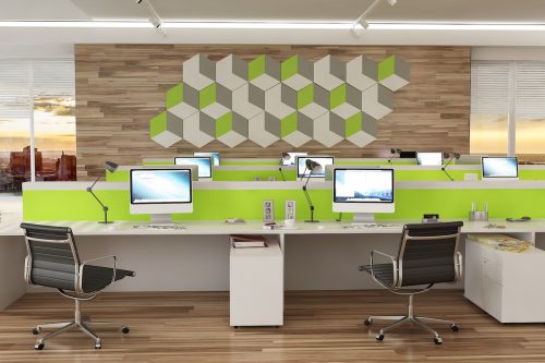 Innovatis bvba modern kantoor muurprint