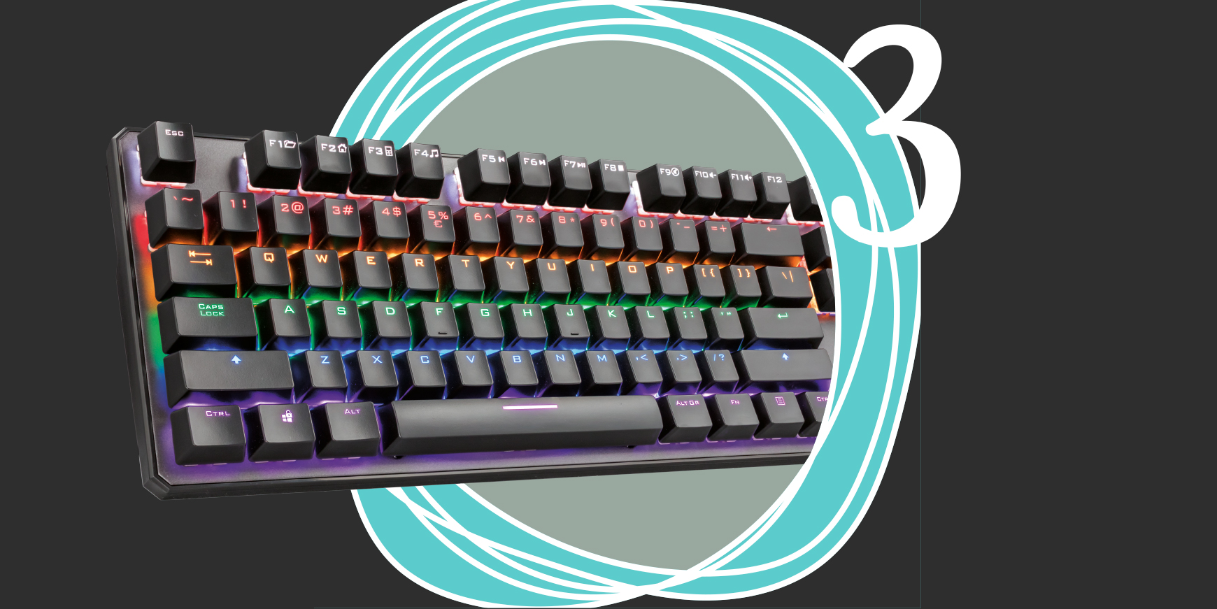 Trust Gaming GXT 865 Asta Mechanical Keyboard