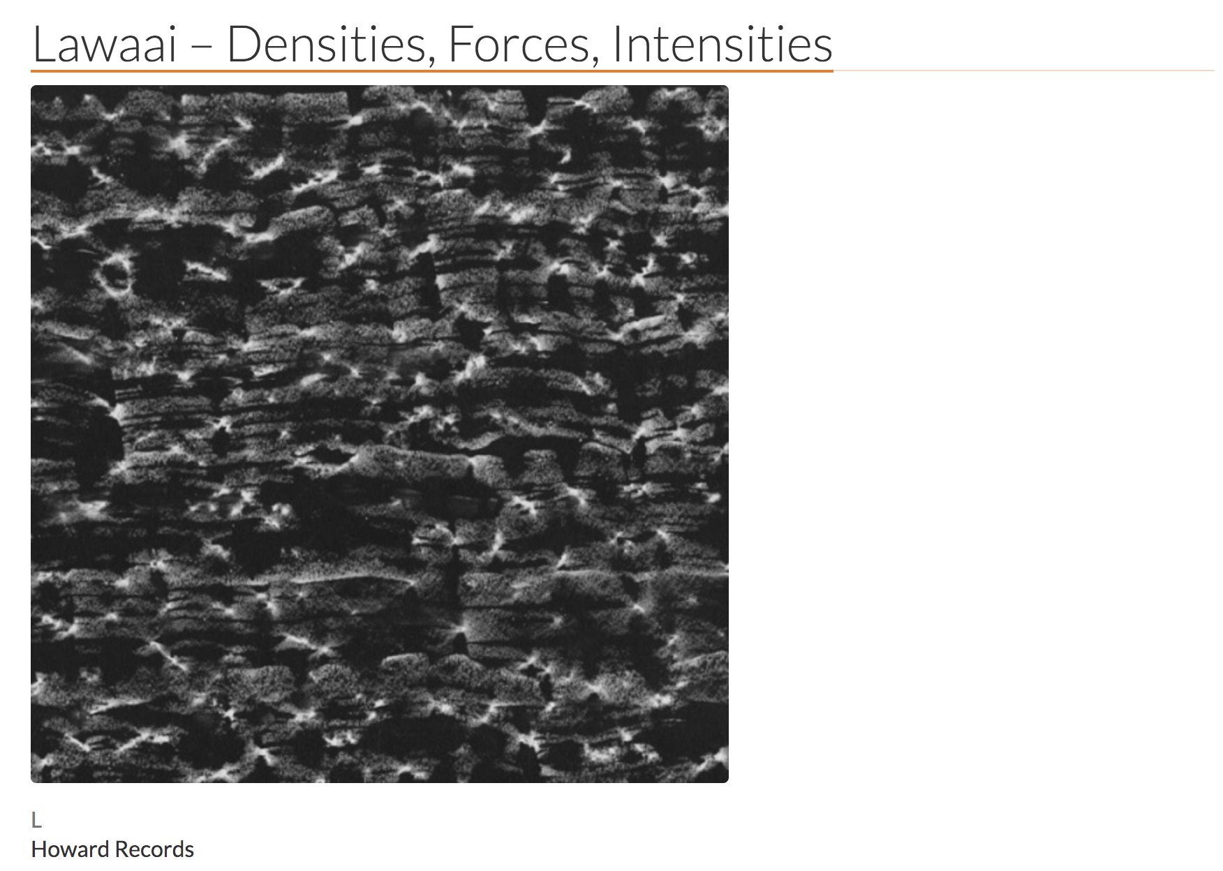 lawaai densities forces intensities enola