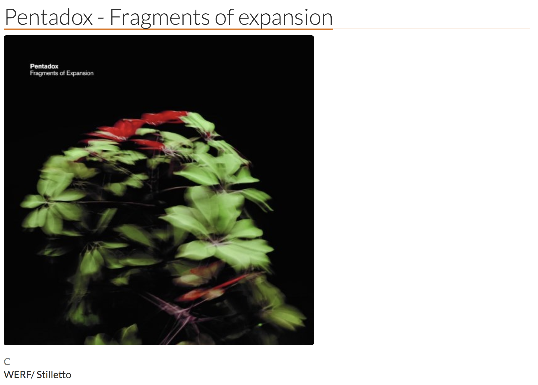 pentadox fragments of expansion