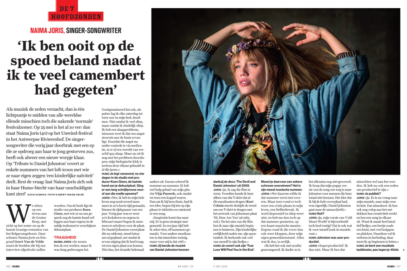 interview naima joris humo de 7 hoofdzonden