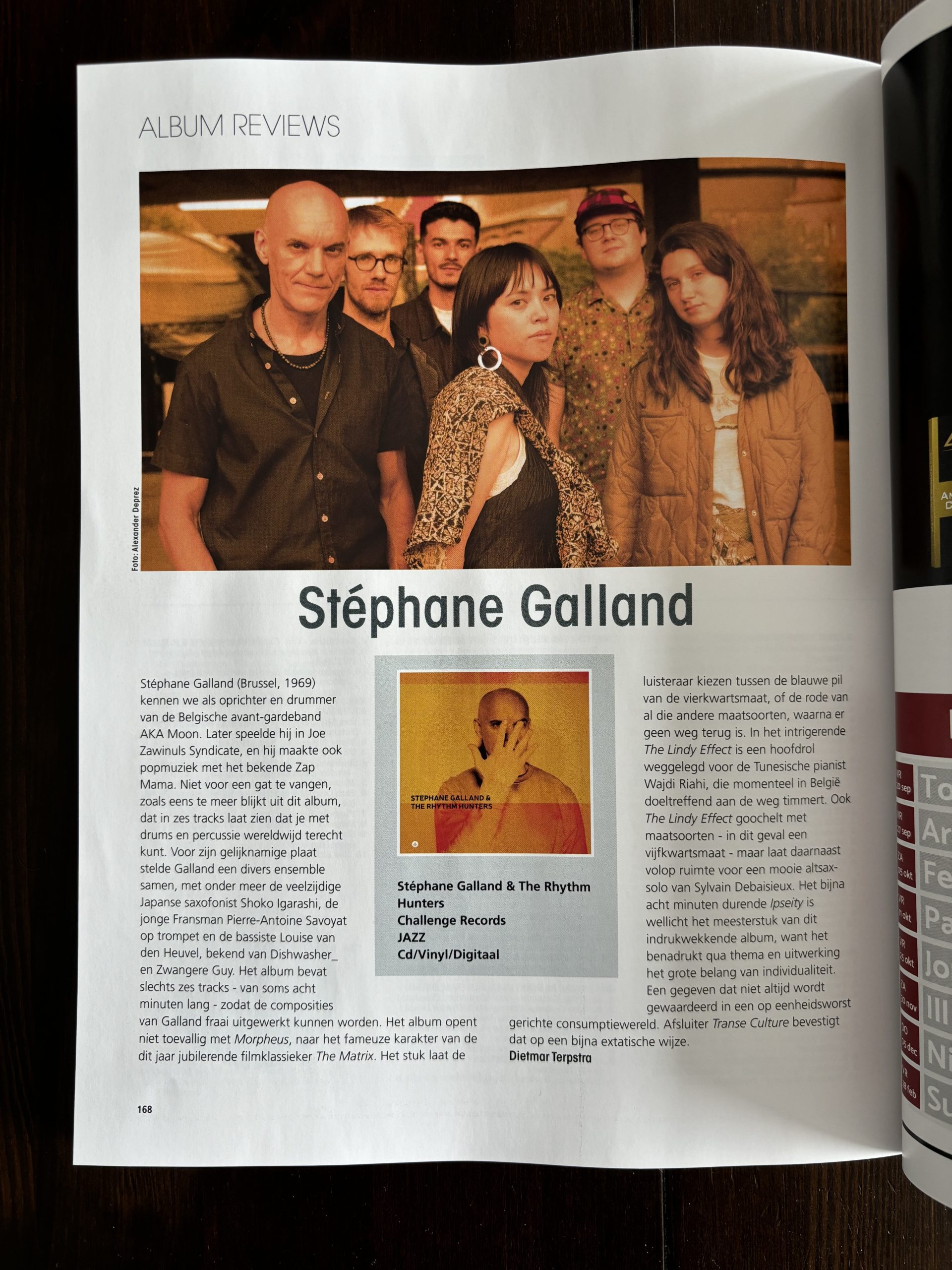 Stéphane Galland & The Rhythm Hunters album review Jazzism