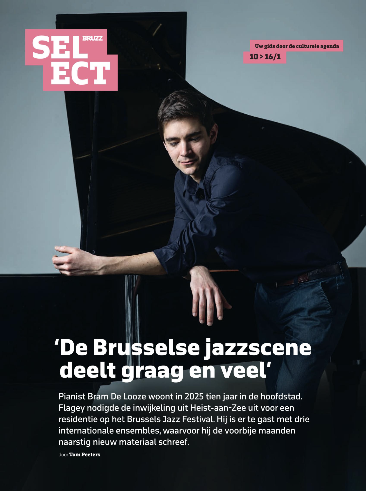BRUZZ interview Bram De Looze Brussels Jazz Festival