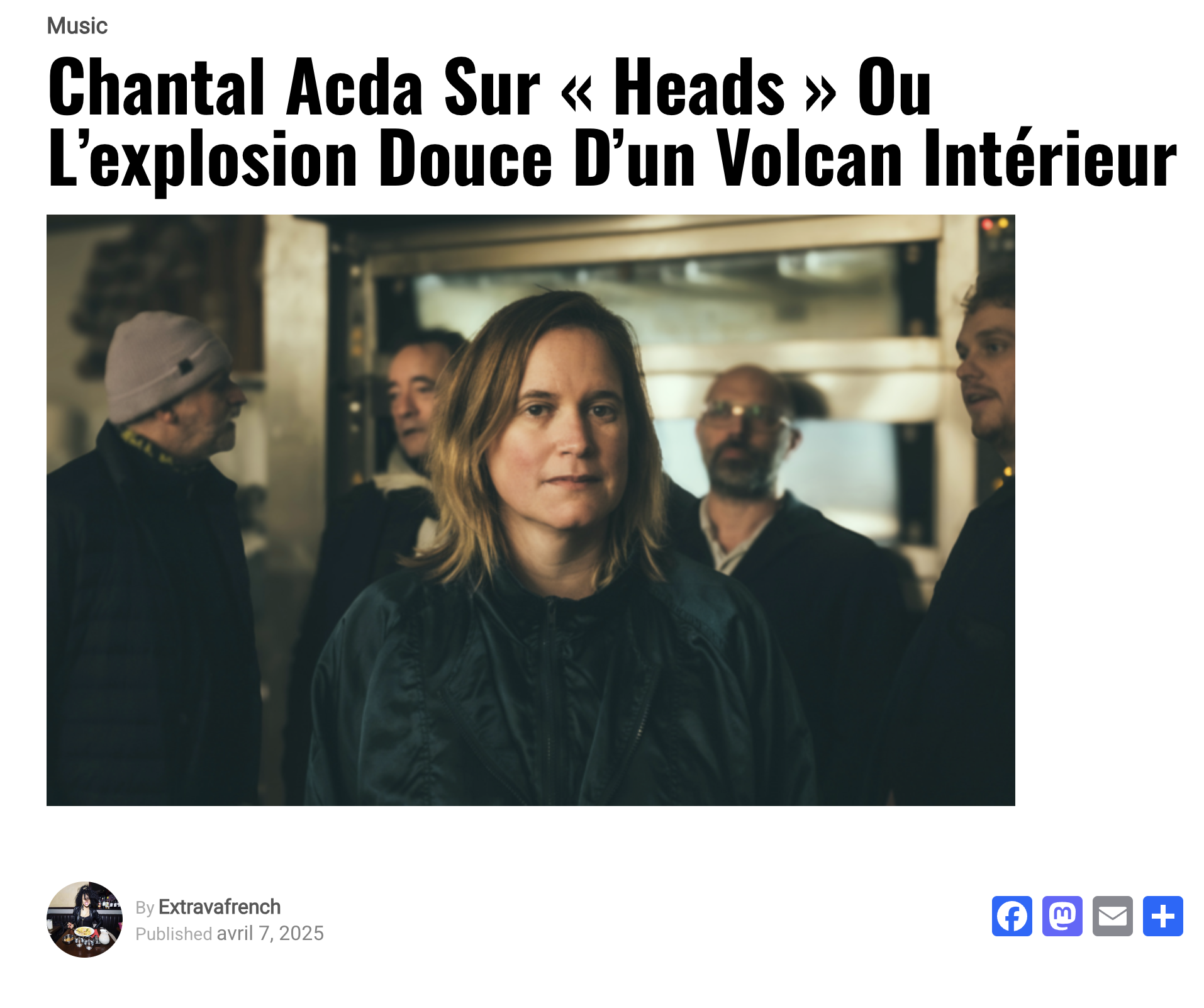 Chantal Acda - The Whale single review Heads ExtraVaFrench