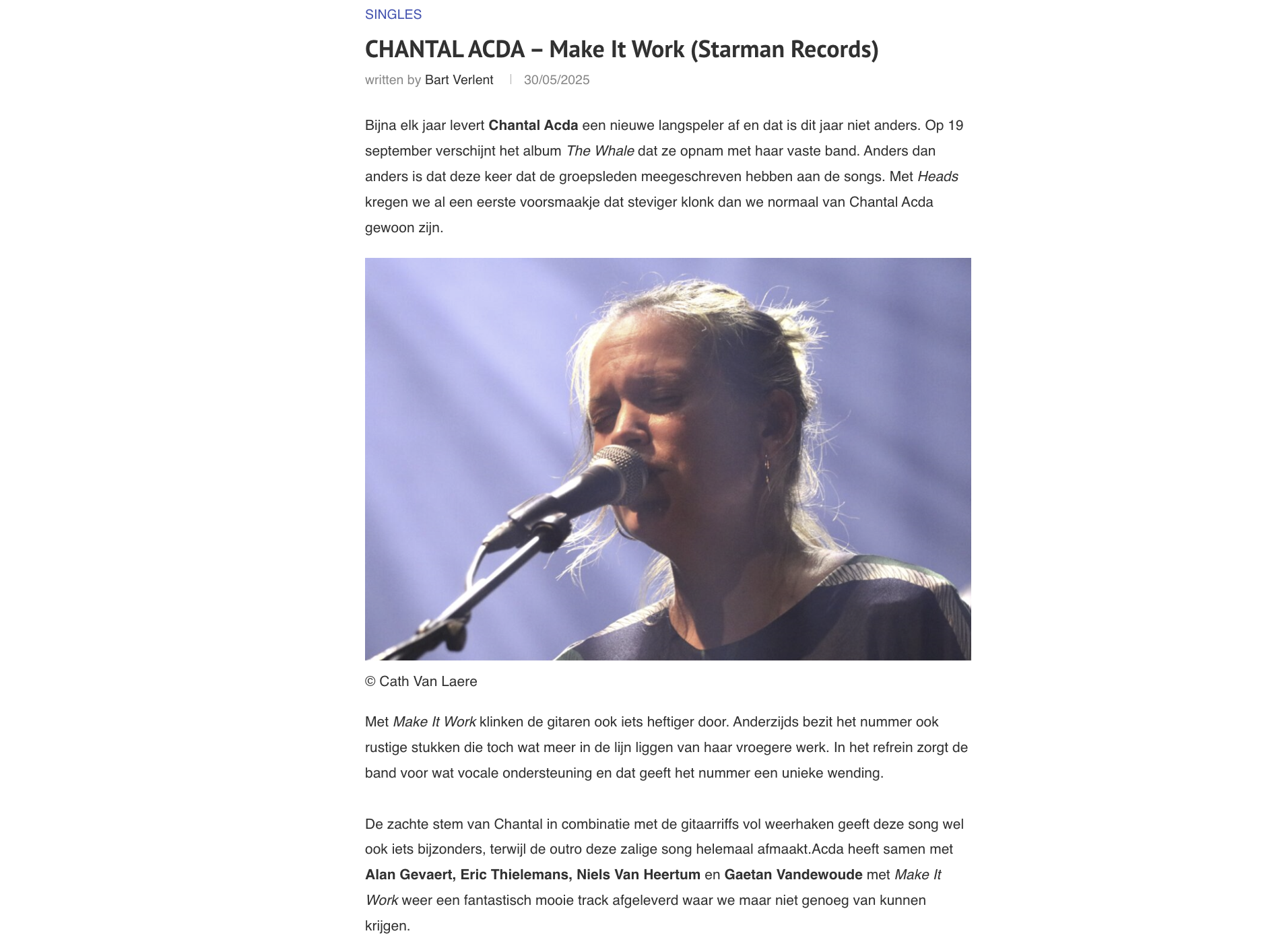 Single review Luminous Dash Chantal Acda Make It Work