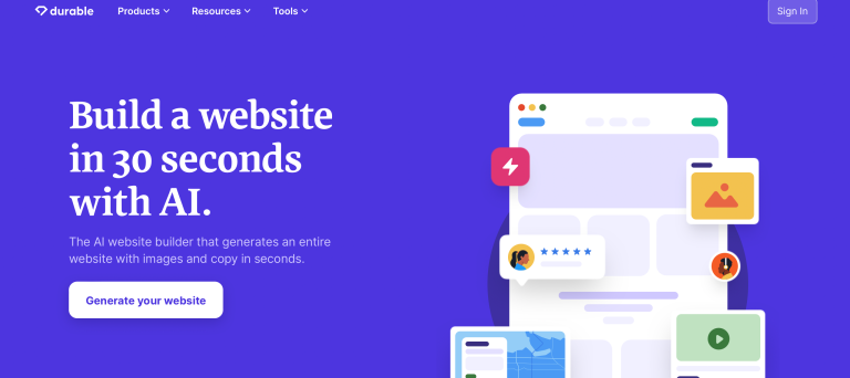 Durable website builder - insidr.ai ai tools