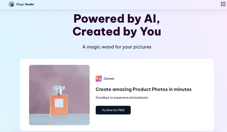 magic studio website - ai art generator