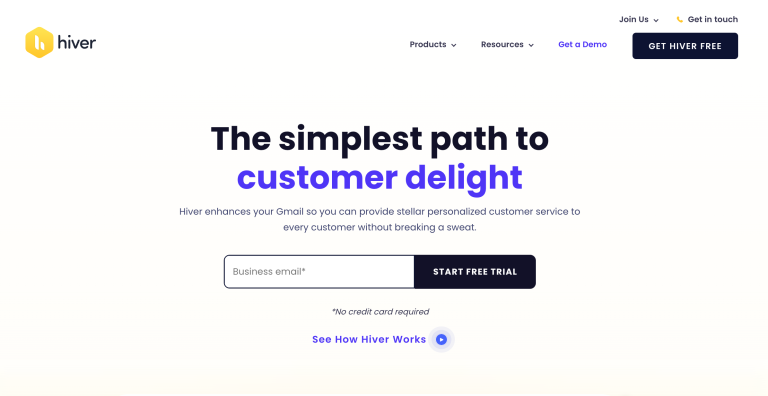 Hiver AI customer support website - insidr.ai ai tools