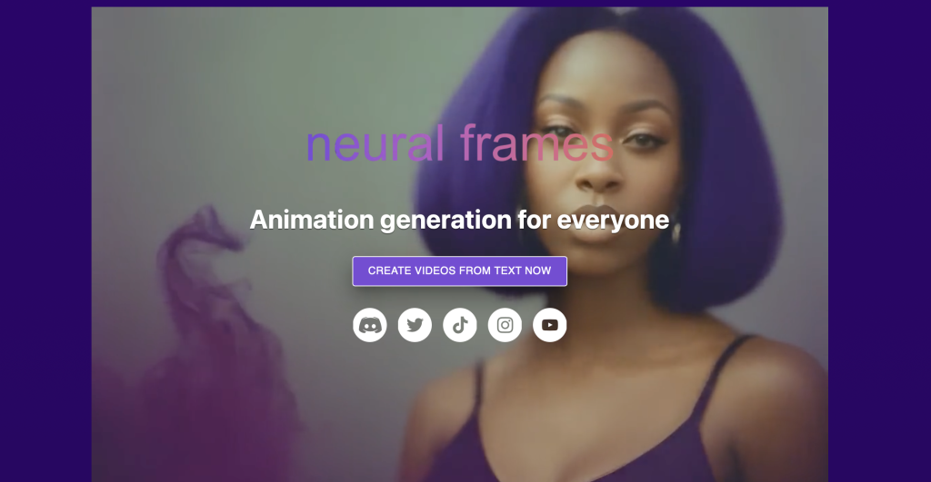 Neuralframes.com AI animation generation - insidr.ai