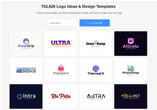 LogoAI AI logo maker and editor