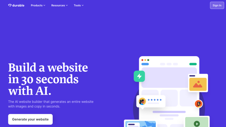 durable ai website builder - insidr.ai