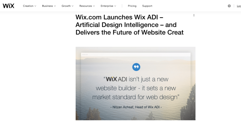 wix adi website builder - insidr