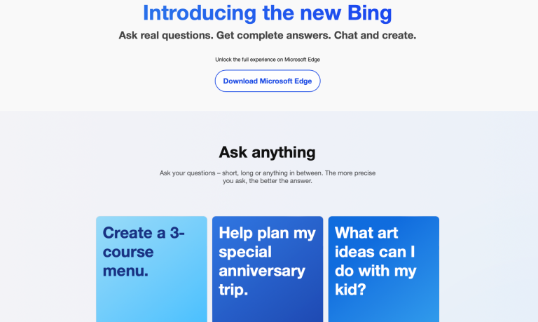 Bing chat AI Chatbot - insidr.ai