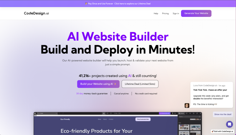 Codedesign AI website builder and designer - Insidr.ai