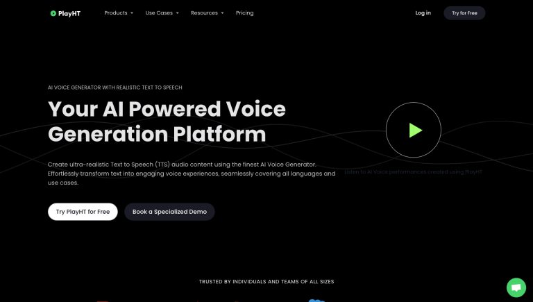 PlayHT AI text to speech generator - insidr.ai