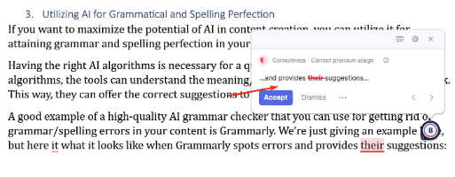 AI grammar checker - insidr.ai