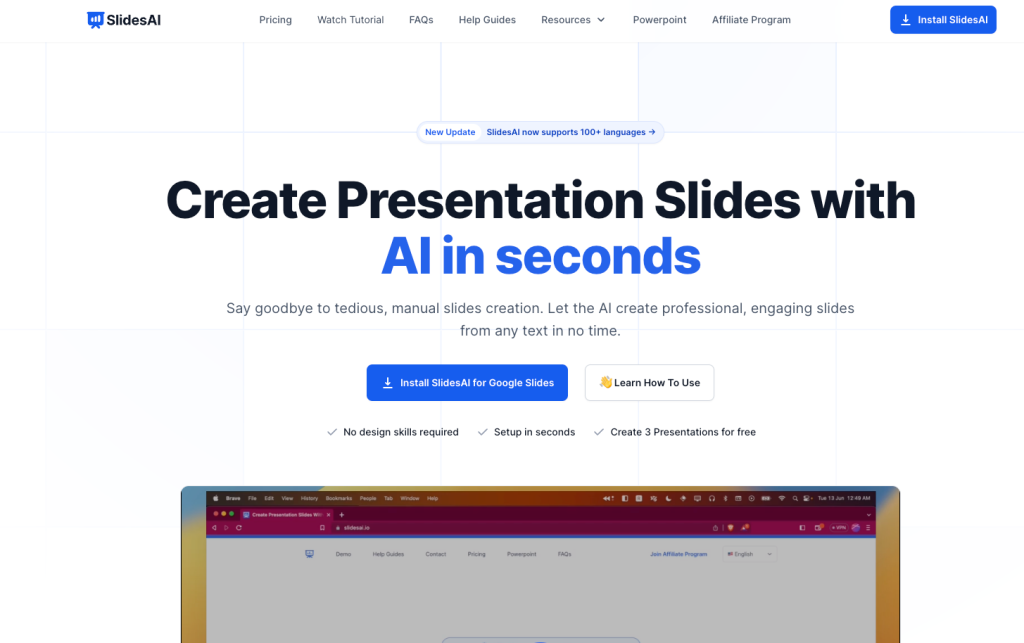 SlidesAI AI presentation maker - insidr.ai