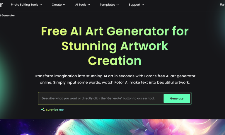 Fotor AI Art Generator 2 - insidr.ai