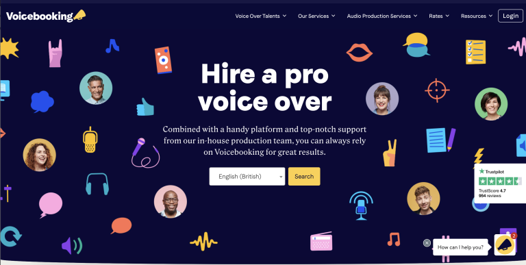 Voicebooking AI voice generator - insidr.ai