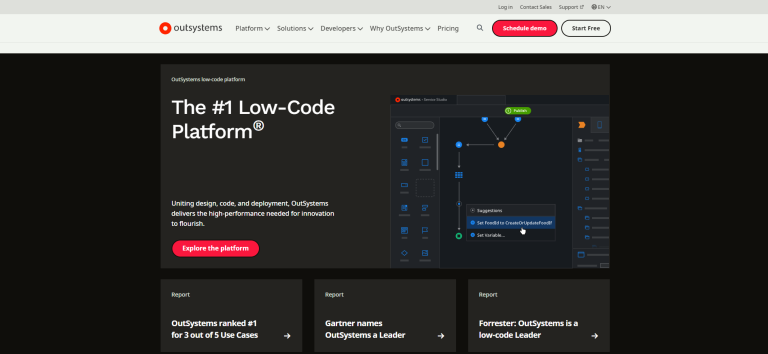 Outsystems low code no code platform - insidr.ai
