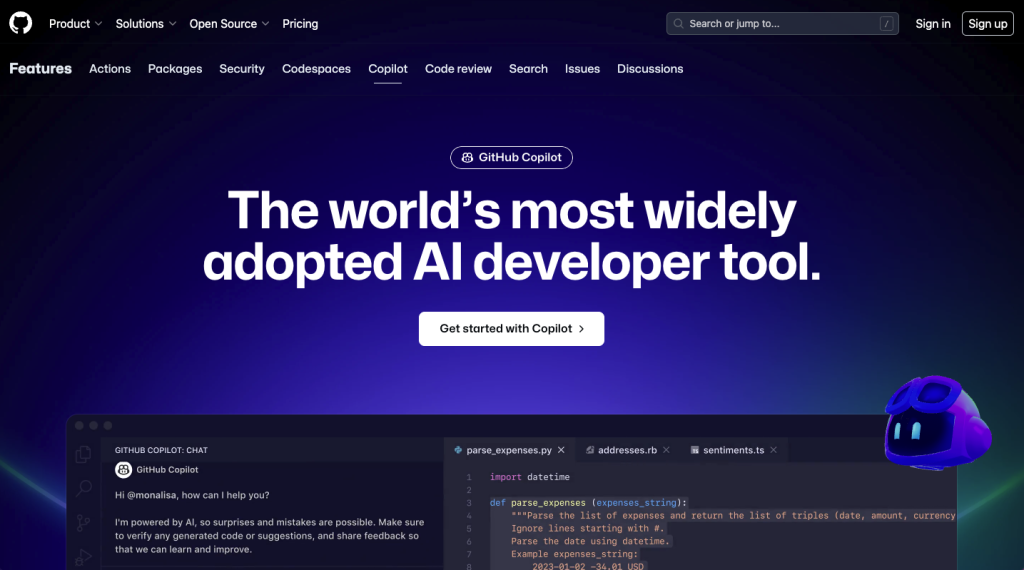 GitHub Copilot AI coding platform - insidr.ai