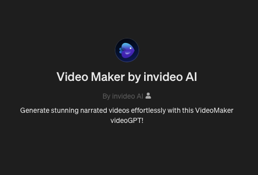 Video Maker by invideo AI