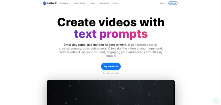 Invideo Text-to-Video-AI