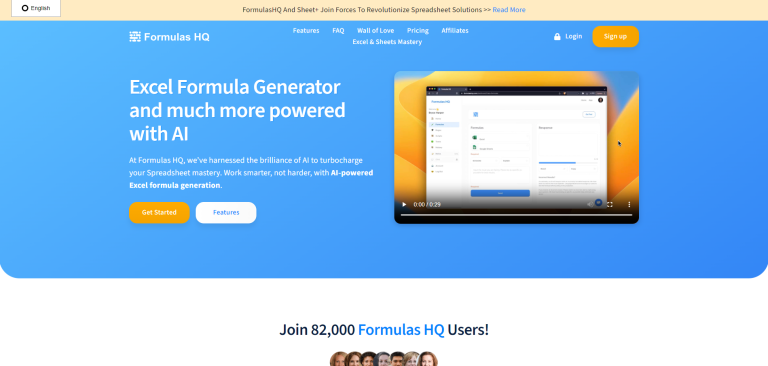 Formulas HQ AI SpreadSheets Image