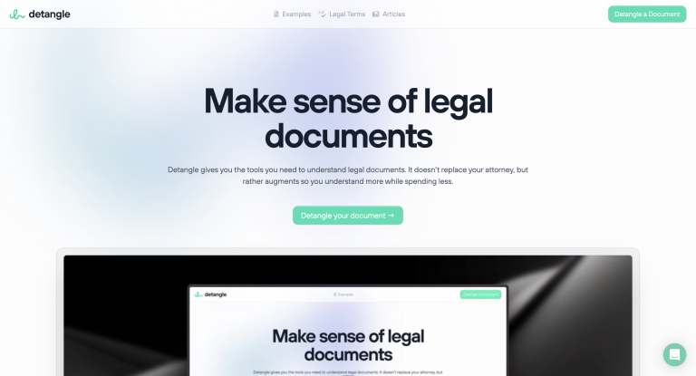 Detangle Legal AI