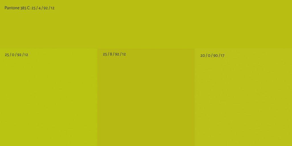 Automatic ICC-based conversions don't treat brand colors well… Go