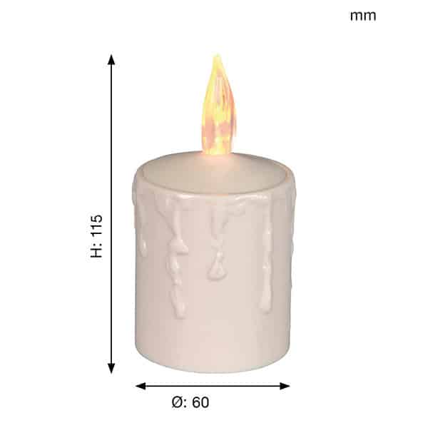 LED Ljus Paula (beige) - Bild 4