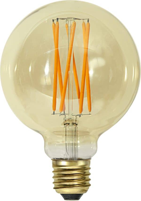 LED-lampa E27 G95 Vintage Gold Mellan - Bild 3