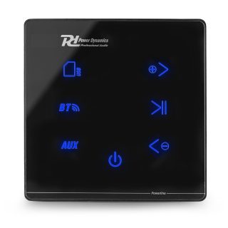 Powerline A100B indbygningsforstærker med Bluetooth - Sort