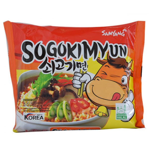 Samyang Sogokimyun Beef Flavor Ramen p/box (20x120gr)