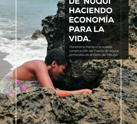 Portada cover cartilla Mujeres de Nuquí haciendo economía para la vida.