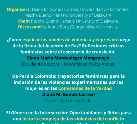 Juliana González del Instituto CAPAZ particiaprá en panel de LASA.