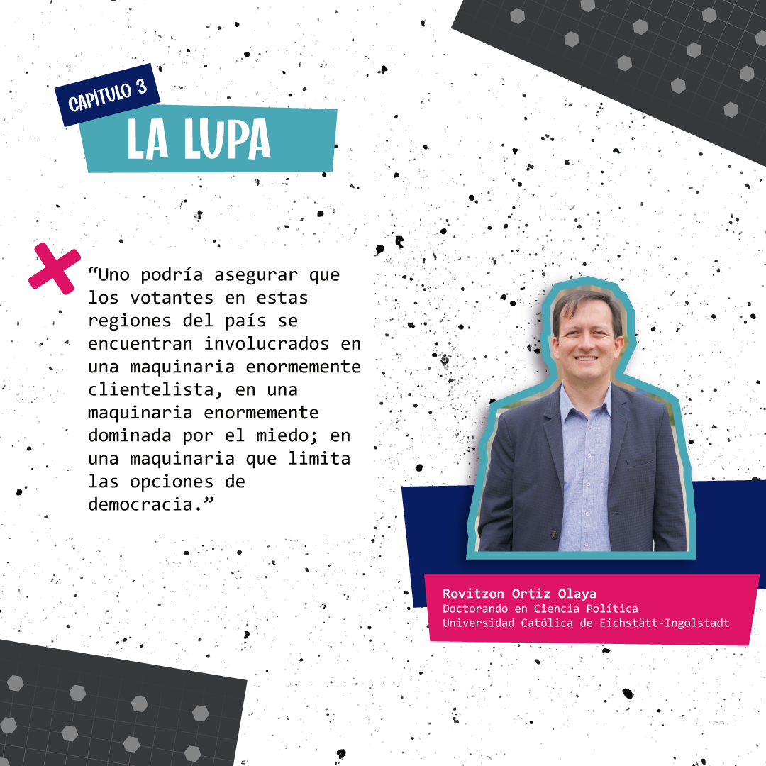 Rovitzon Ortiz en La Lupa sobre elecciones y curules de Paz Diplomacia científica Instituto CAPAZ