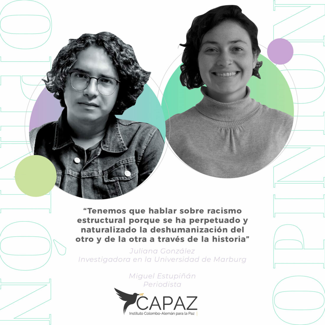 Columna El Espectador instituto CAPAZ Racismo Estructural
