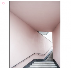 Pink Stairs Poster