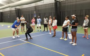 Pictures of participants at the 2023 USTA Diverse Coaches Development Summit in Orlando, Florida