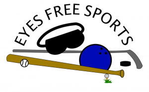 Logotipo de deportes libres de ojos