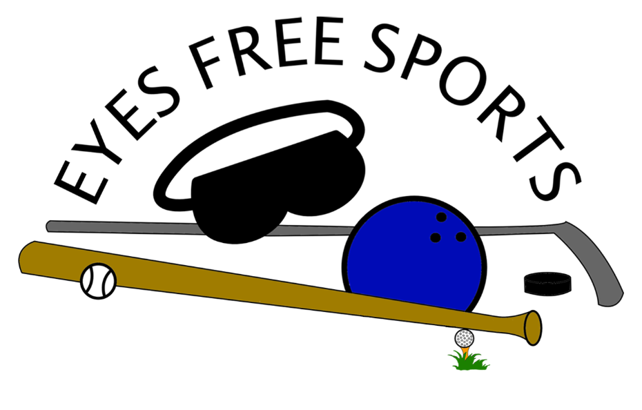 Logotipo de deportes libres de ojos