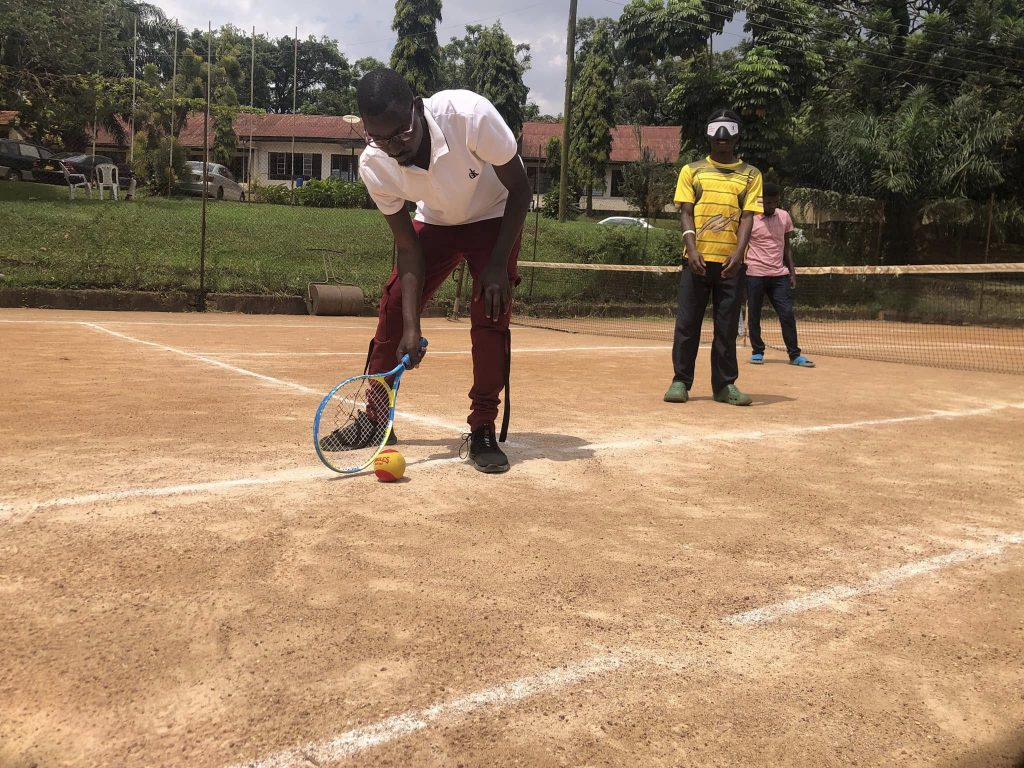 Official Kickoff of Blind Tennis In Uganda International Blind Tennis Official Kickoff of Blind Tennis In Uganda International Blind Tennis