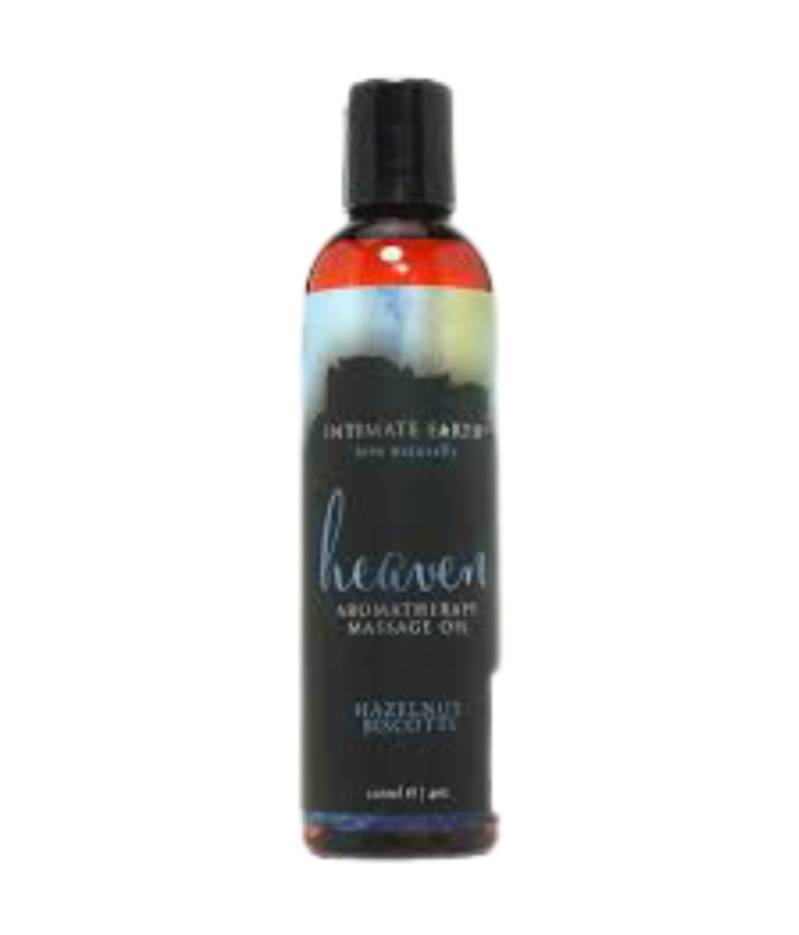 Intimate Earth Heaven Aromatherapy Massage Oil Hazelnut Biscotti 120ml Intimates By Jei