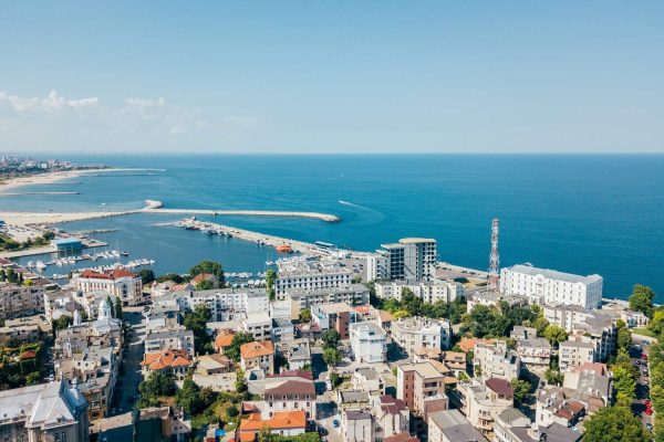 Aerial view of Constanta Romania