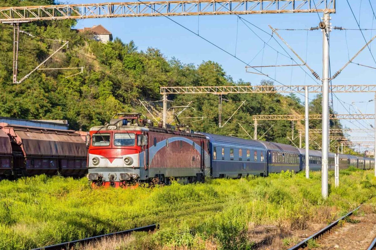 train in Romania