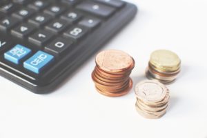 Coins with calculator finance