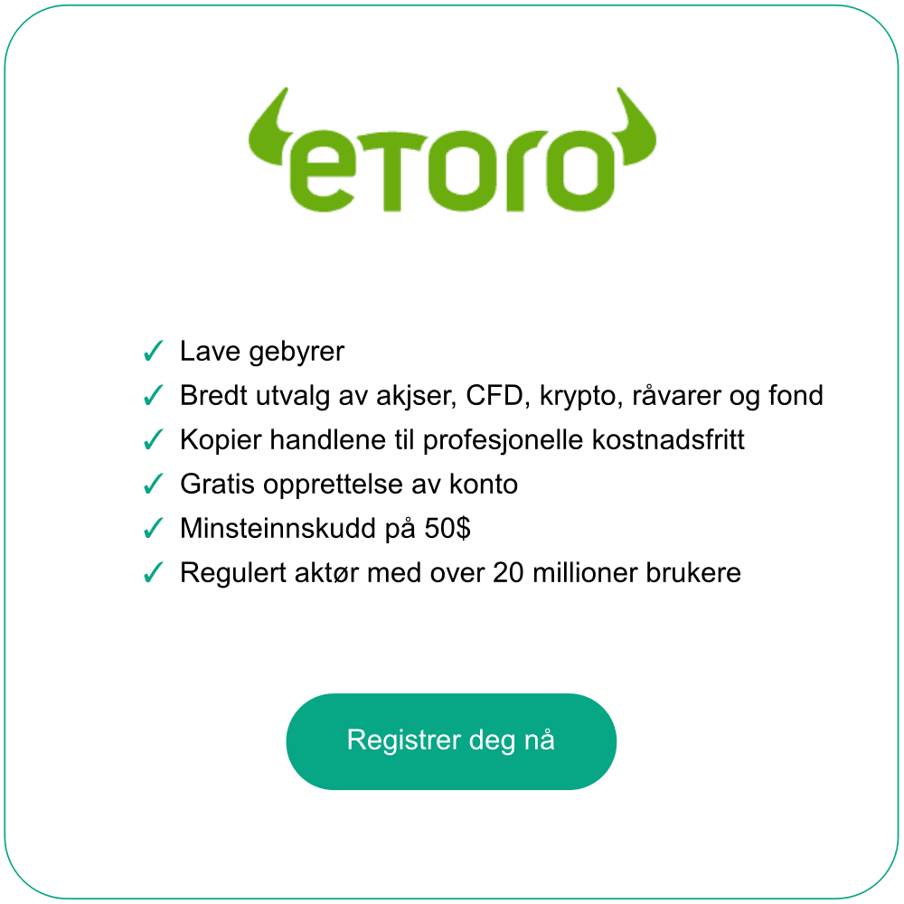 Kjøpe verdiaksjer eToro. 