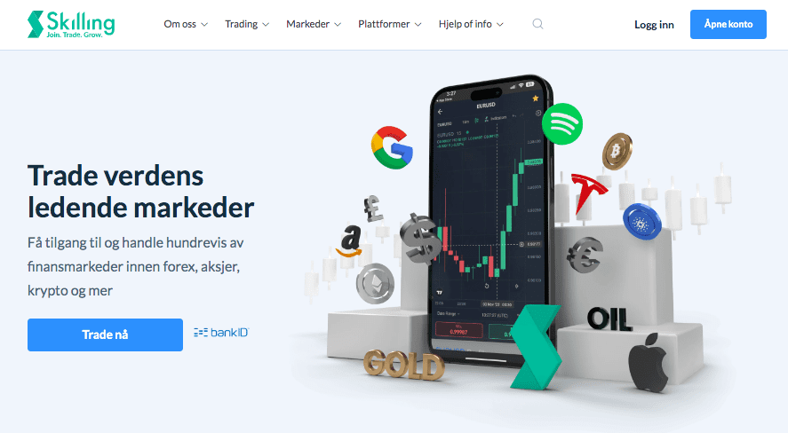 Skilling plattform trade MANA