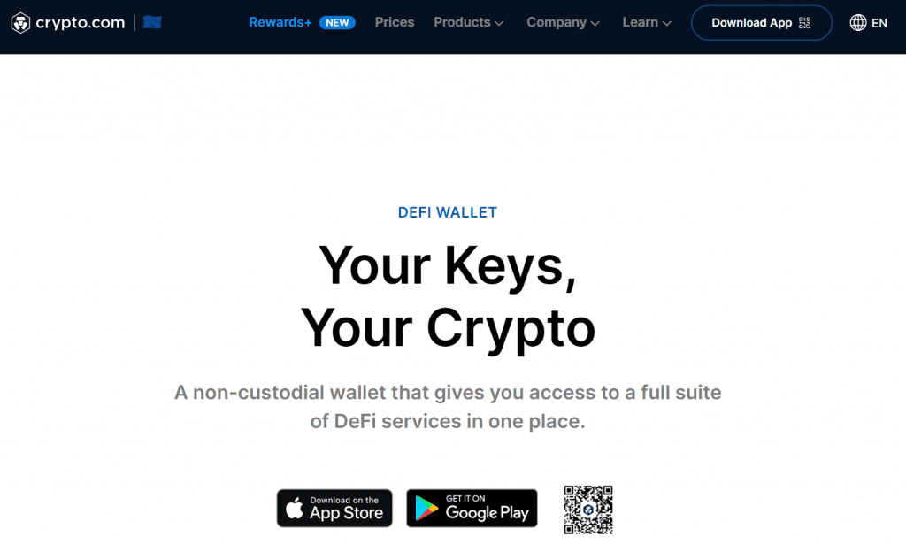 Crypto.com Wallet. Beste kryptolommebok totalt sett. 